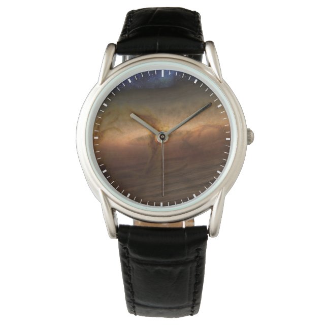 Schijven van planeetvormend materiaal met cirkelen horloge (Voorkant)