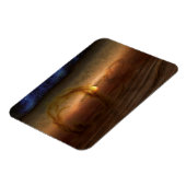 Schijven van planeetvormend materiaal met cirkelen magneet (Linkerzijde)