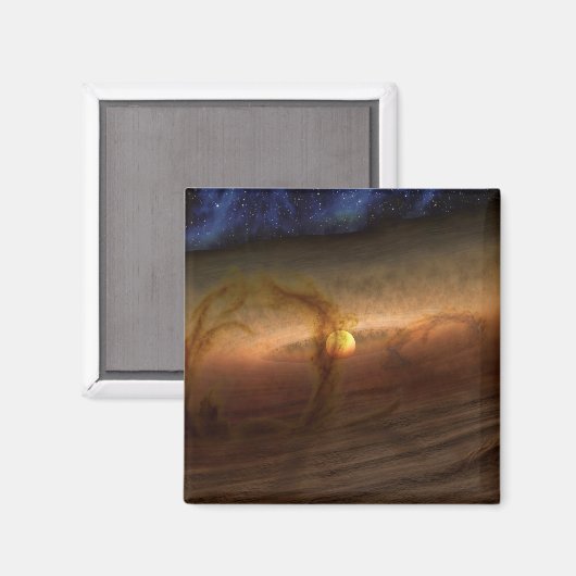 Schijven van planeetvormend materiaal met cirkelen magneet (Voorkant / Achterkant)