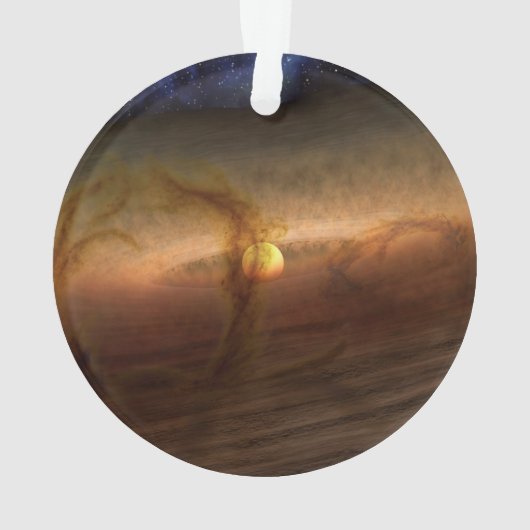 Schijven van planeetvormend materiaal met cirkelen ornament (achterkant)