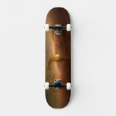 Schijven van planeetvormend materiaal met cirkelen persoonlijk skateboard (Voorkant)
