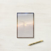 Schijven van planeetvormend materiaal met cirkelen post-it® notes (Op bureau)