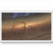 Schijven van planeetvormend materiaal met cirkelen sticker (Voorkant)