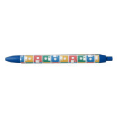 Schijven Zwarte Inkt Pen (Voorkant)