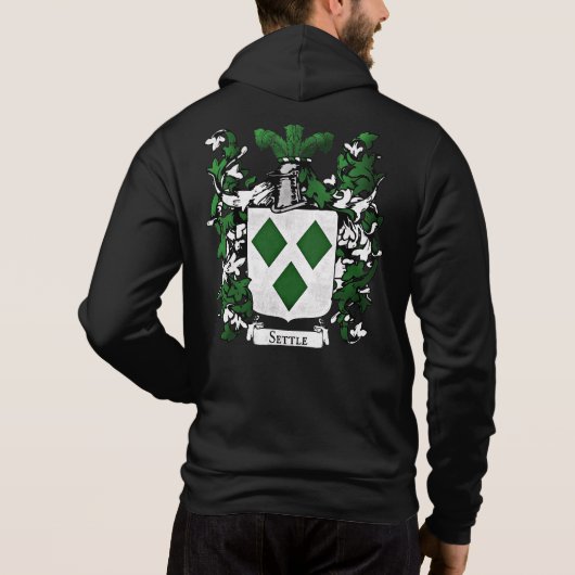 Schikken van het wapen Mannen Hoodie (Achterkant)