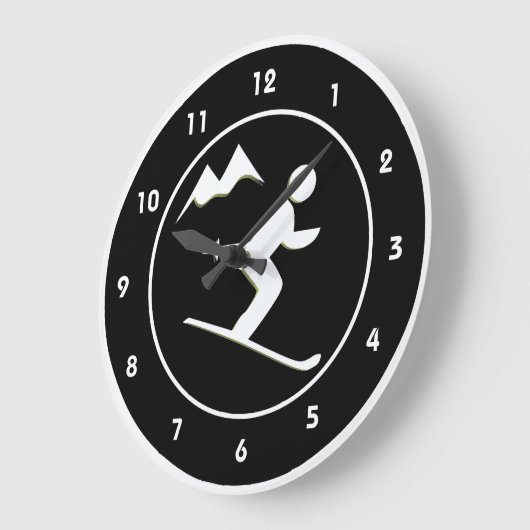 Schikking ontwerpwandklok grote klok (Hoek)