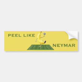 Schil als een Kampioen Grappige Banaan Voetbal Maa Bumpersticker