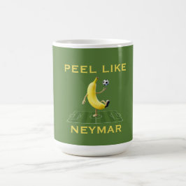 Schil als een Kampioen Grappige Banaan Voetbal Maa Magische Mok