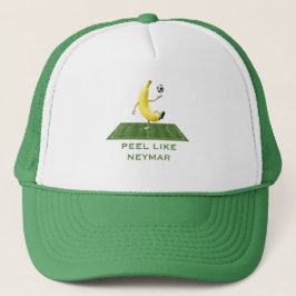 Schil als een Kampioen Grappige Banaan Voetbal Maa Trucker Pet