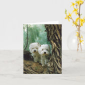 Schil en Donna (de Moeder en de Dochter nemen 2) Kaart (Gele Bloem)