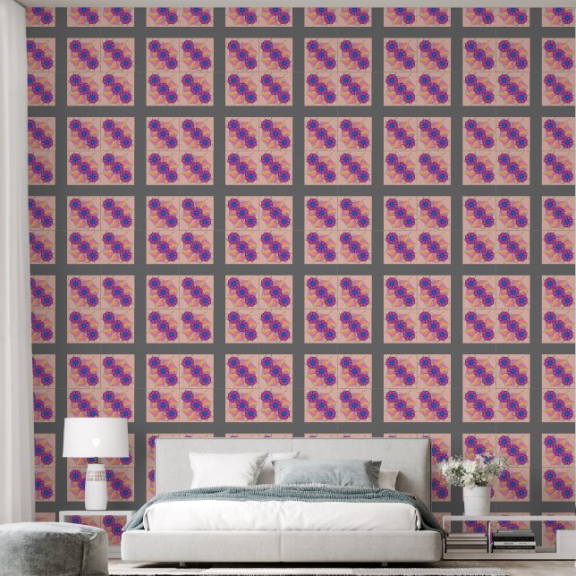 Schil en Stick Wallpaper 26 - Grijs Behang (Slaapkamer)