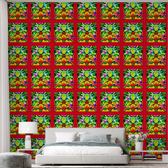 Schil en Stick Wallpaper 27 - Zonneschijn Behang (Slaapkamer)
