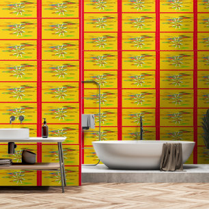 Schil en Stick Wallpaper 41 - Zonsondergang Behang