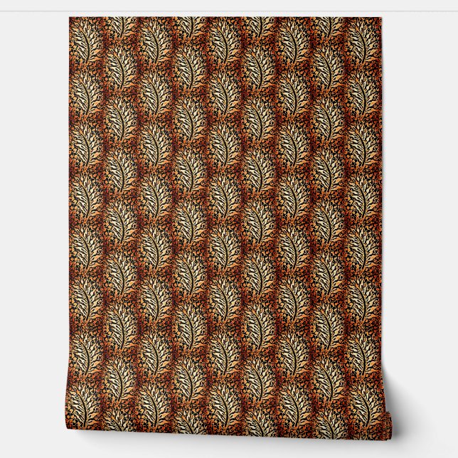 Schil en Stick Wallpaper met Leaf Design Behang (Afrollen)