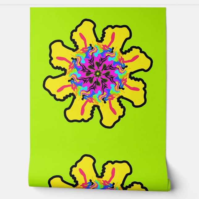 Schil en Stok Behang 17 - LemonLimeaide (Afrollen)