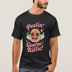 Schil Guava-achtig Tropisch Fruit Humor Exotisch F T-shirt