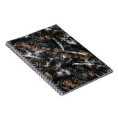 Schil, leder notitieboek (Rechterzijde)