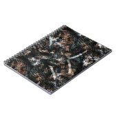 Schil, leder notitieboek (Linkerzijde)