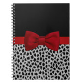 Schil met witte luipaard en rode luipaard notitieboek (Voorkant)