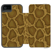 Schil, reptielpatroon incipio iPhone portemonnee hoesje (Agenda Open)