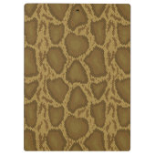 Schil, reptielpatroon klembord (Achterkant)