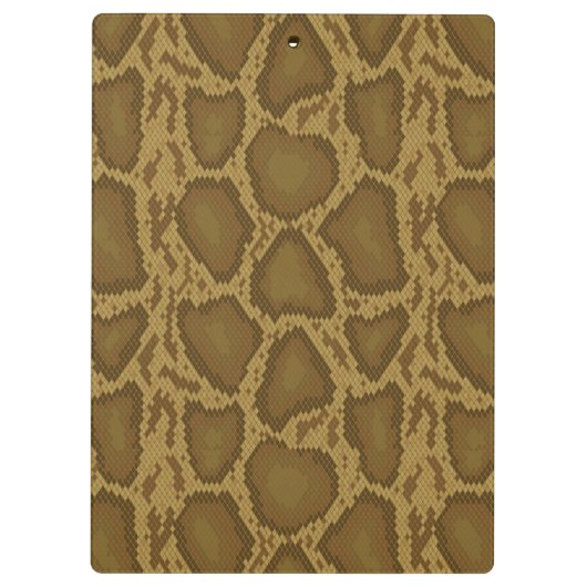 Schil, reptielpatroon klembord (Achterkant)