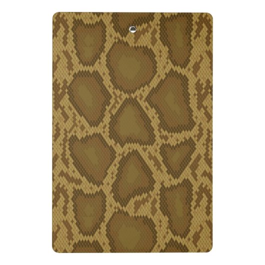 Schil, reptielpatroon mini klembord (Achterkant)