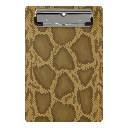 Schil, reptielpatroon mini klembord (Voorkant)