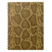 Schil, reptielpatroon notitieboek (Voorkant)