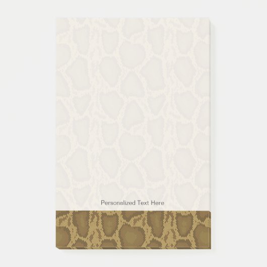 Schil, reptielpatroon post-it® notes (Voorkant)
