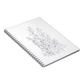 schil van delfinium larkspur notitieboek (Rechterzijde)