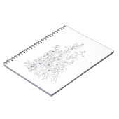 schil van delfinium larkspur notitieboek (Linkerzijde)