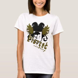 Schild en engelen t-shirt