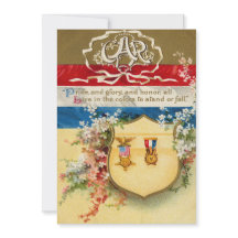 Schild Medaille Grand Army Of The Republic Bloemen