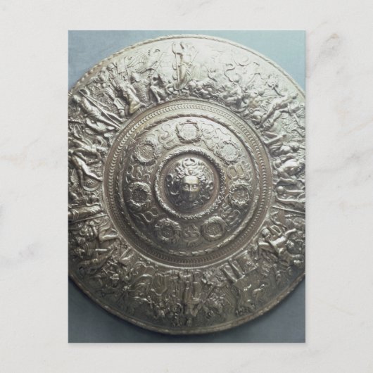 Schild met het hoofd van Medusa, 1552 Briefkaart (Voorkant)