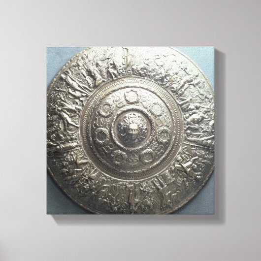 Schild met het hoofd van Medusa, 1552 Canvas Afdruk (Voorkant)