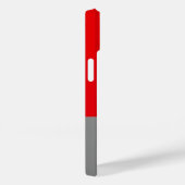 Schild met op Crimson en Silver Grey achtergrond Case-Mate iPhone Case (Achterkant / Rechts)