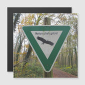 Schild Naturschutzgebiet (Voorkant / Achterkant)