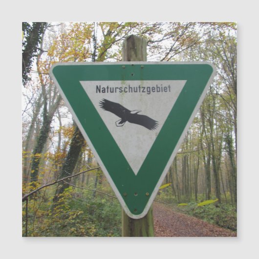 Schild Naturschutzgebiet (Voorkant)