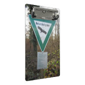 Schild Naturschutzgebiet Mini Klembord (Schuin)