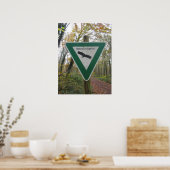 Schild Naturschutzgebiet Poster (Keuken)
