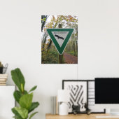 Schild Naturschutzgebiet Poster (Thuiskantoor)