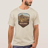 Schild van Badlands National Park T-shirt (Voorkant)