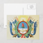 Schild van de Confederatie van Argentinië Briefkaart (Voorkant / Achterkant)
