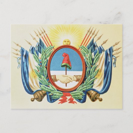 Schild van de Confederatie van Argentinië Briefkaart (Voorkant)