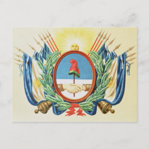 Schild van de Confederatie van Argentinië Briefkaart