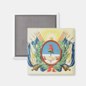 Schild van de Confederatie van Argentinië Magneet (Voorkant / Achterkant)