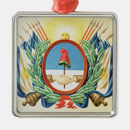 Schild van de Confederatie van Argentinië Metalen Ornament (Voorkant)