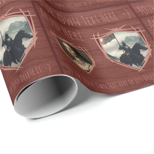 Schild van de Ridder. Wapenschild. Veiligheidsbadg Cadeaupapier (Rol Hoek)