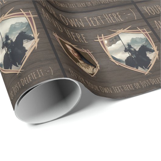 Schild van de Ridder. Wapenschild. Veiligheidsbadg Cadeaupapier (Rol Hoek)